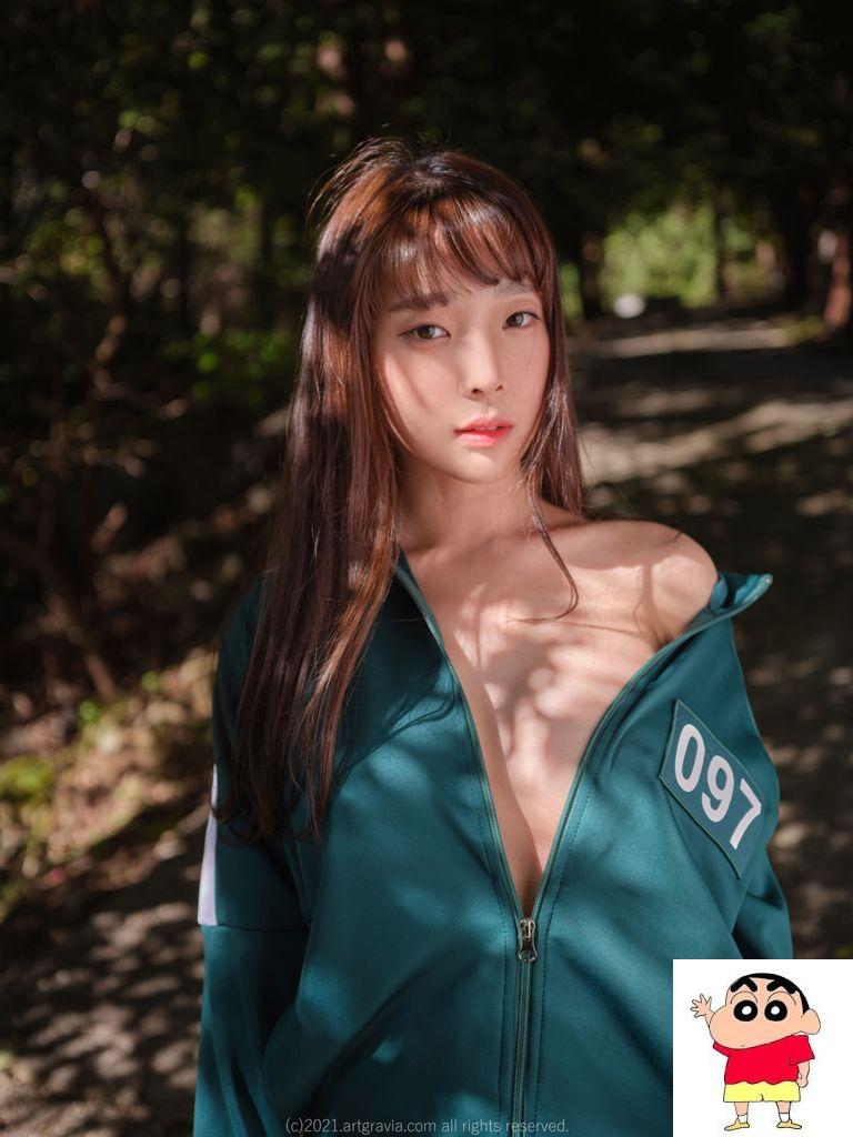 这是鱿鱼游戏吗!ArtGravia-Kang-In-kyung (98P)