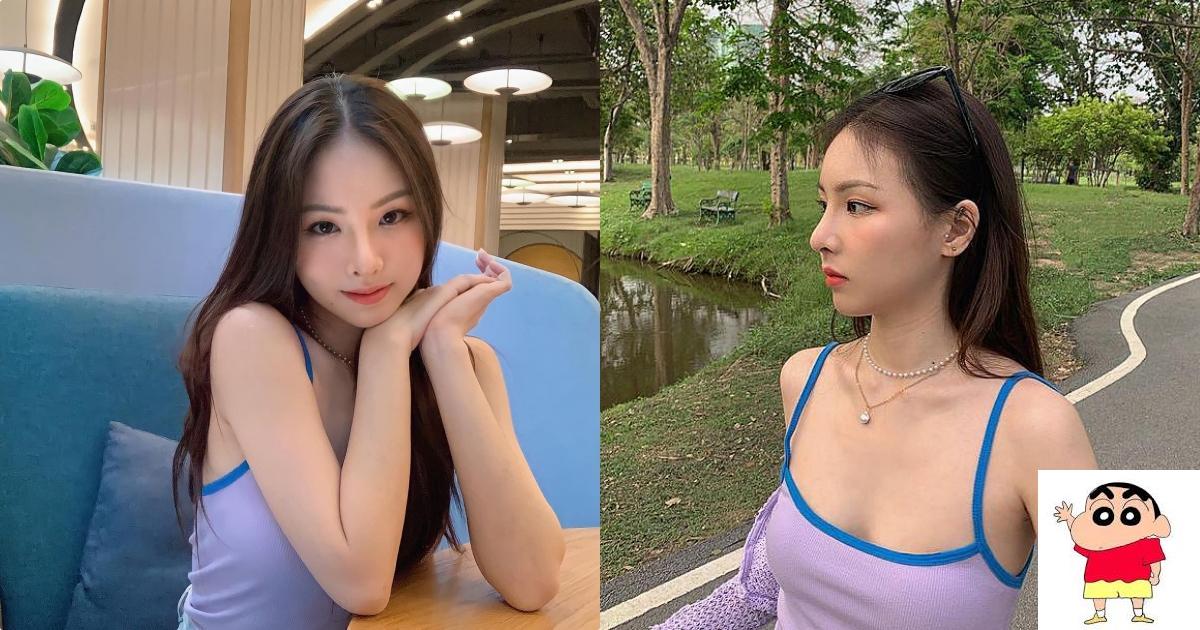 在湖边散步的「高冷美乳正妹」，「白嫩低胸曲线」太诱惑了！ (18P)